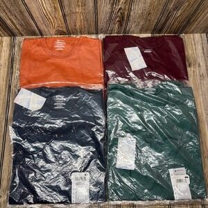 Member's Mark Essential Long Sleeve Crewneck Tees 4 Pack Size Small